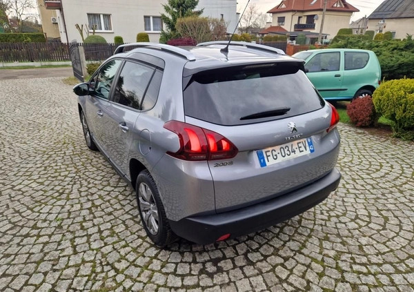 Peugeot 2008 cena 49999 przebieg: 43000, rok produkcji 2018 z Bieruń małe 326